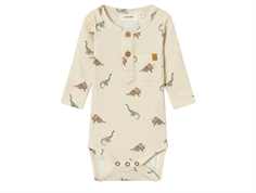 Lil Atelier birch dino bodysuit